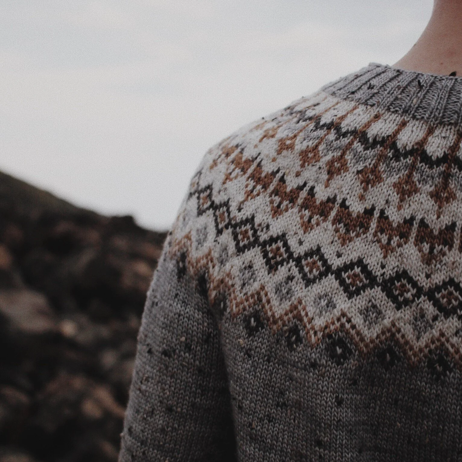 FOXEY♡ KNIT "SANT-LOUIS" Lovelace Fox Print Oversized Cardigan | Vintage-Inspired Boxy
